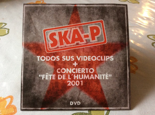 Dvd Ska-p Todos  Videoclips+concierto Fete Del Humanice 2001
