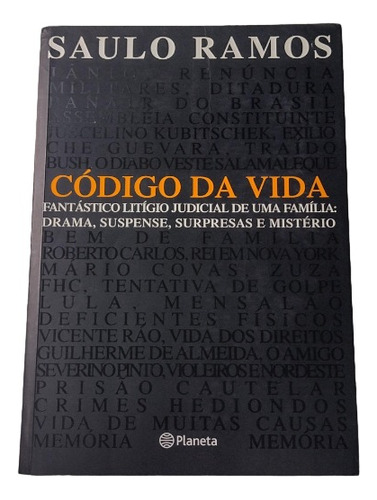 Livro - Código Da Vida - Saulo Ramos 