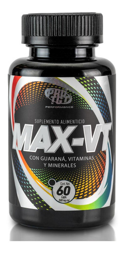 Max Vt Multivitaminico 60 Cápsulas Guaraná Protgt