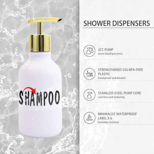 Juego De Accesorios De Baño Blanco, Juego De Decoración De B