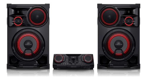 Minicomponente Lg Xboom Cl98 Con Karaoke Y Efectos De Dj Negro 3500 W