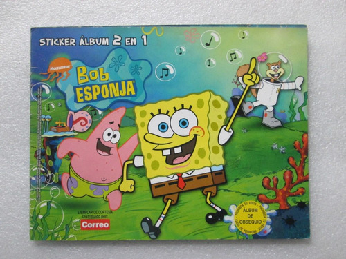 Album Bob Esponja Y Nickelodeon  2 En 1