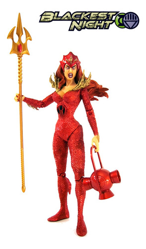 Mera: Blackest Night. Red Lantern. Serie 7. Dc Direct. 2011