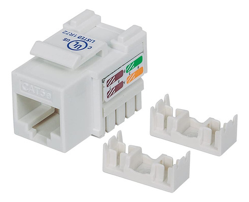 Keystone Jack, Rj45, Color Blanco, De Plástico Intellinet 21