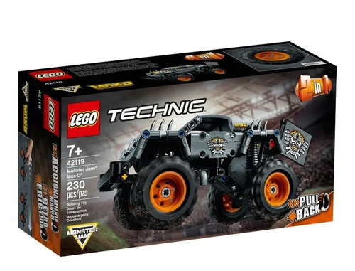 Lego Technic Monster Jam Max-d 42119 230 Piezas
