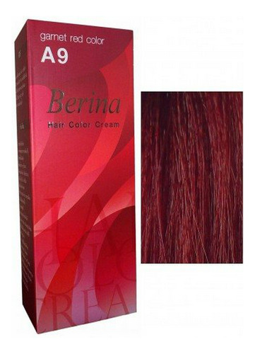 Berina Hair Professional Permanent Hair Color Cream (a 9) Ga