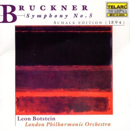Cd Anton Bruckner - Leon Botstein - Symphony No. 5 In B Flat
