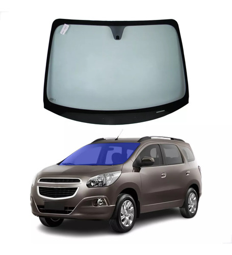 Vidro Parabrisa Chevrolet Spin 2012 A 2016 Verde Degrade
