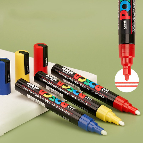 Posca Pc-1m 7 Pen Con Marker Set Uni Colors Pinturas
