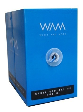 Cable Utp Wam Cat5e-azul 305m Azul Cat5e Interior Cca Bob /v