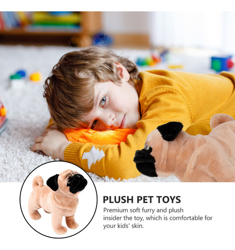 1 Pieza De Juguete Para Perros Pug, Peluche, Adorable Decora