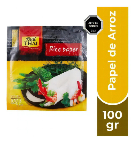  Papel De Arroz Real Thai 22 Cm 100 GReal Thai