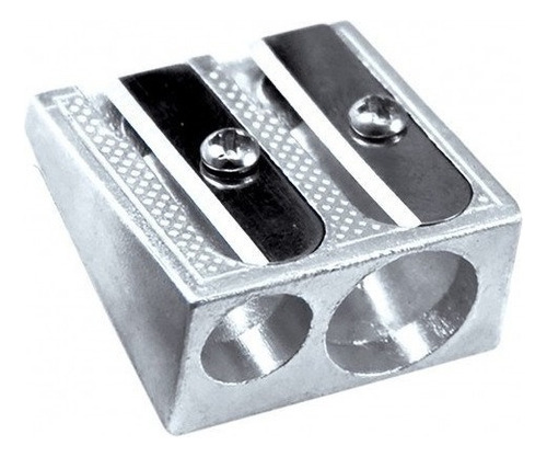 Sacapuntas Metalico Mae Doble 12 Piezas Triangular Smt2- /vc