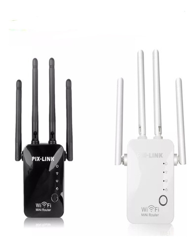 Repetidor Wifi Inalambrico Router 2,4ghz 300mbps  4 Antenas 