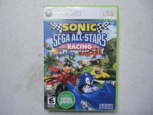 Sonic Sega All Stars Racing Para Xbox 360 Banjo Kazooei (Usado)