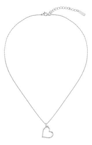 Collar Lacoste Volte 2040011 Para Mujer Plateado