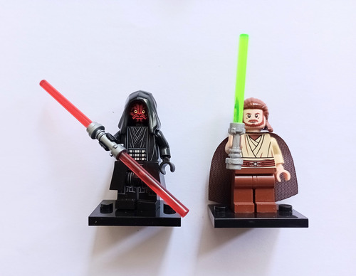 Qui Gone Jinn Darth Maul Figura Star Wars Amenaza Fantasma