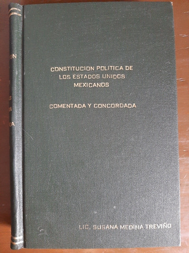 Constitución Política De Los Eum Comentada Y Con Tomo V (Usado)