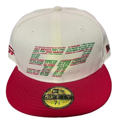 Gorra New Era 59fifty Original Formula 1 Sergio Checo Perez 