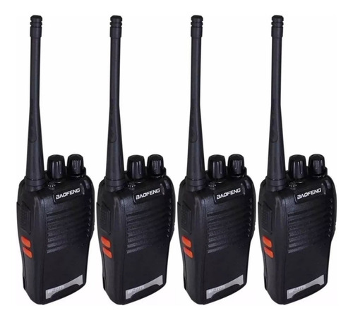 Kit 4 Radio Comunicador 777s 16 Canais Profissional Ht Uhf