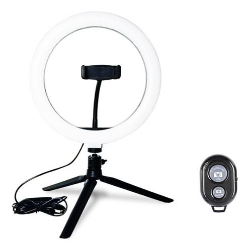 Anillo De Luz Led Ajustable Con Trípode For Cámara Selfie