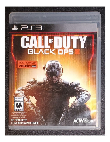 Call Of Duty Black Ops Iii Juego Ps3 FĂsico (Usado)