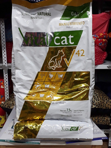 Vital Cat V42 7.5kg Mas Piedrita2kg! Envios Zonas S/cargo