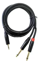 Comprar 1 Pcs Cable De Audio De Plug Trs 3.5mm A Dual Plug 6.5mm 2m