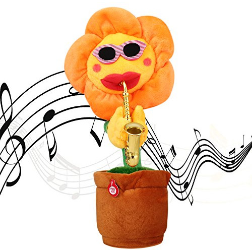 Canto Musical Bailar Repetir Hablar Girasol Suave Felpa...