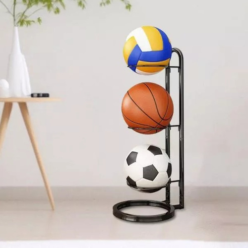 Rack De Bola Esportes Organizador De Futebol Aço Carbono