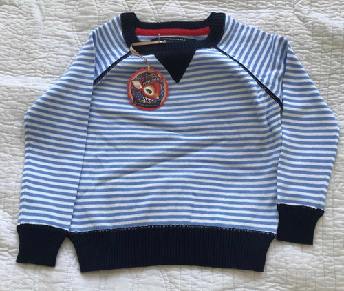 Sweater Rayado Manga Larga Niño Little Akiabara Talle 4