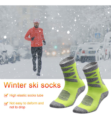 A Calcetines De Esquí De Invierno: Cálidos Y Transpirables
