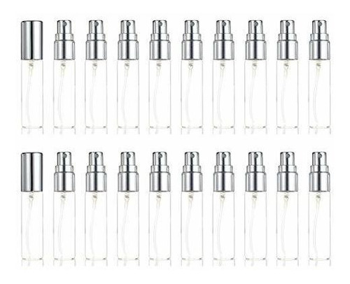 Paquete De 20 Botellas De Perfume De Viaje Con Atomizador Y 