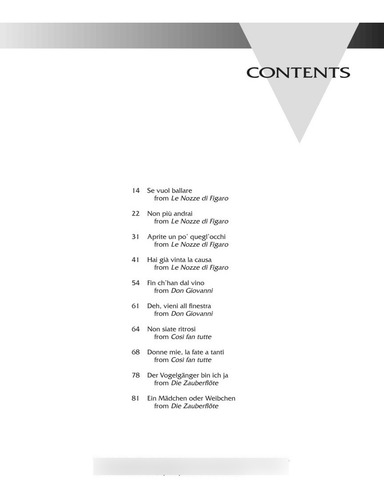 Mozart Arias: The Vocal Library, Baritone/bass Voice.