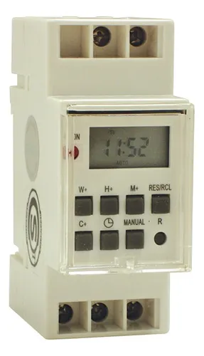 Reloj Timer Interruptor Horario Digital Tbcin Din 2 16a