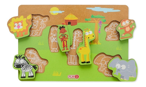 Imagen 1 de 7 de Juego Encastre Madera Volumen Didácticos Infantil Niños