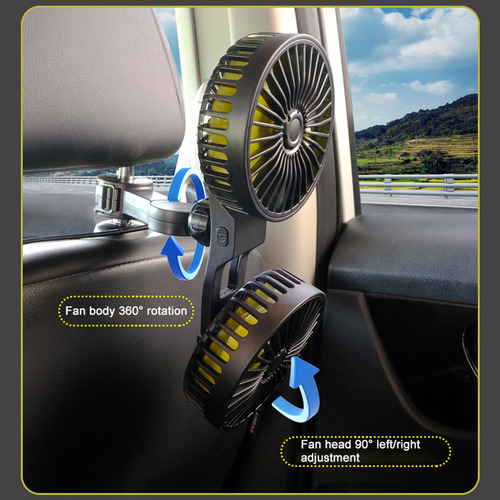 Ventilador Eléctrico Que Acelera La Rotación De La Furgoneta