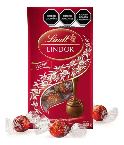 Trufas De Chocolate Lindt Lindor Con Leche 120 G