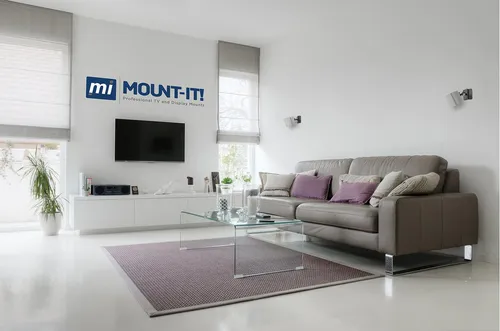 Mount-it! Soporte De Altavoz Para Pared Y Techo, Perfil Bajo, Resistente, Antirrobo, Universal Para Altavoces Satelitales Y De Sonido Envolvente De Canal, Negro, 2 Soportes