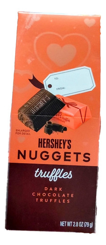 Hersheys nuggets trufas dark Hershey's  semi amargo caja 79 g