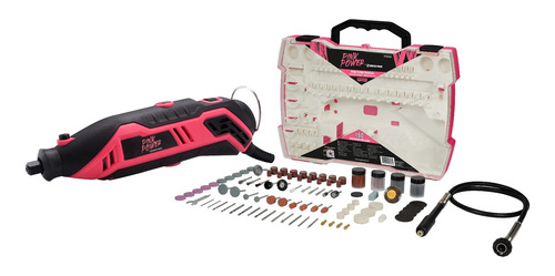 Imagen 1 de 2 de Minitorno Manual 190 Piezas 130 W 220 V 50 Hz Pink Power By