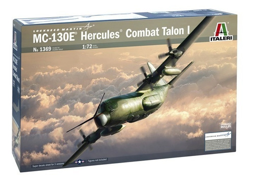 Mc-130e Hercules Combat Talon I By Italeri # 1369    1/72