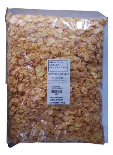 Cereales Copos De Maiz Sin Azúcar 1 Kg