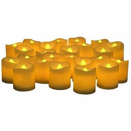 15 Velas Ambar Parpadeante  Led Bodas, Fiestas Envio Gratis