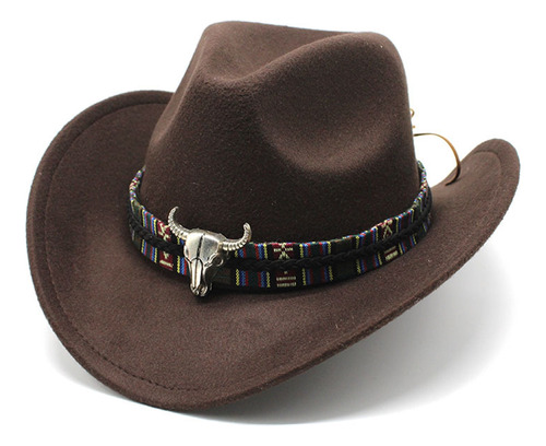 Sombrero Unisex Texana Vaquero Resistente Y Versatil De Moda