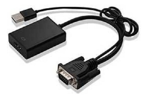 Adaptador Vga A Hdmi Con Usb Para Sonido Y Potencia Agiler A