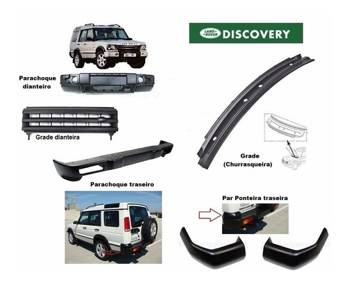Kit Parachoque Dt + Tr + Aces Land Rover Discovery 2 2003/04