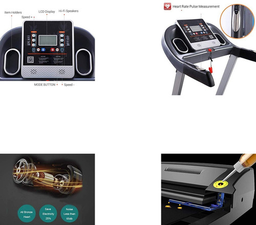 Imagen 5 de 7 de Caminador Eléctrico Profesional 2.0hp Caminar Correr Trotar