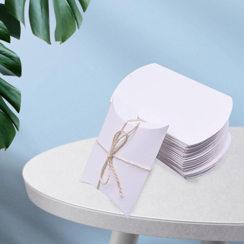 100 Uds Caja De Almohada Kraft Bolsa De Regalo Cajas Multi-2