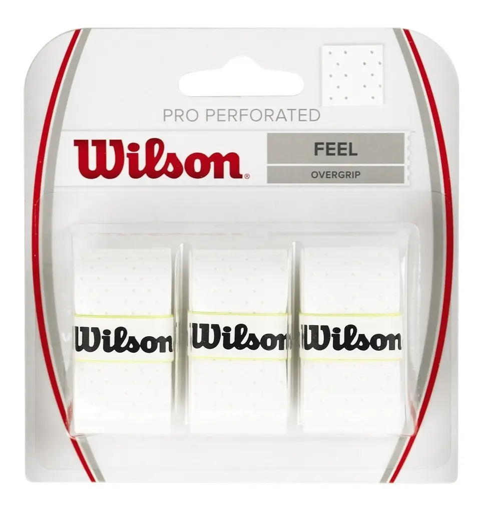 Pro Perforated Feel Overgrip Mais Conforto Segurança Wilson Branco